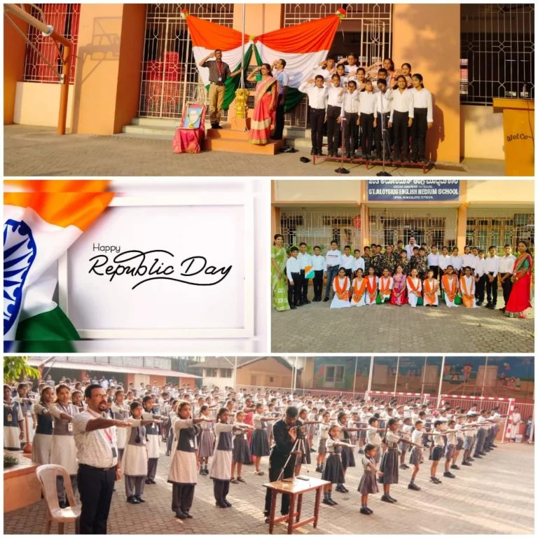 75th Republic Day celebrated in St Aloysius English Medium School, Urwa  on 26th January 2024